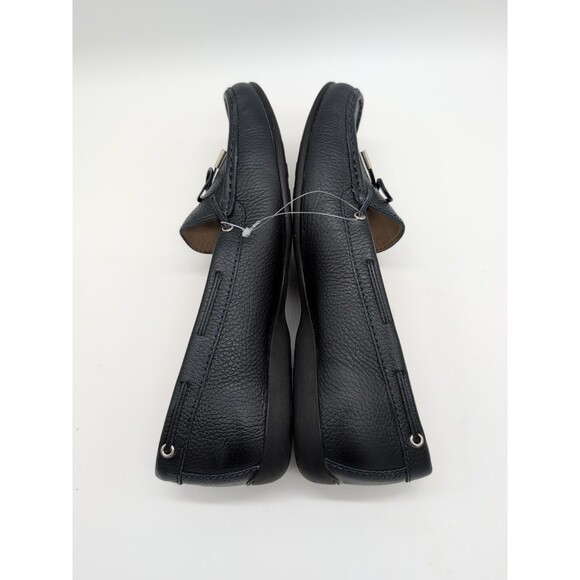 Marc Joseph New York Diana St Flat Slip-On Moc toe Faux Lace Loafers Leather 12 - Picture 9 of 12